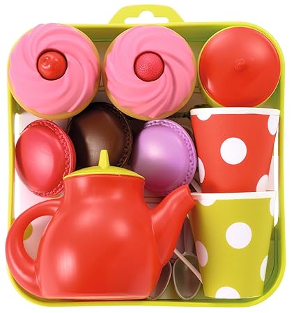 Ecoiffier 960 - Tee Set Tablett mit Cupcakes