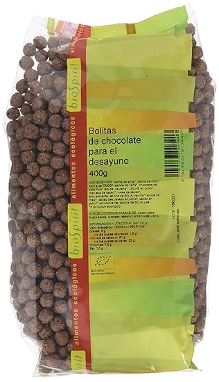 Biospirit Bolitas de Chocolate de Cultivo Ecológico - 400 gr