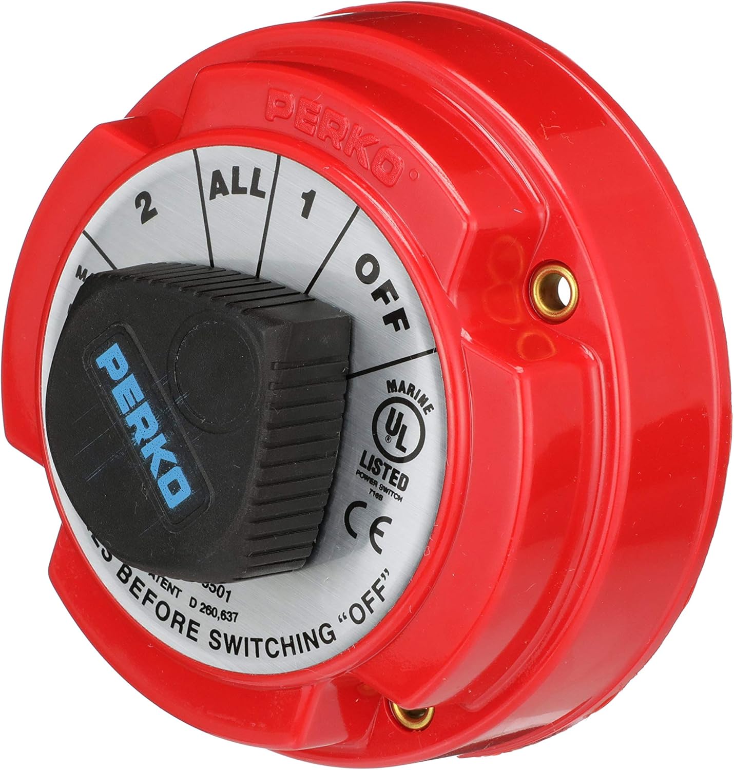 Seachoice 11501 Battery Selector Switch, Red, One size : Boating Battery Switches : Sports & Outdoors
