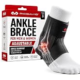 McDavid Ankle Brace, Low Profile Lace-Free Phantom Ankle Braces for Men Basketball and more. Lightweight Design, Advanced Strapping &amp; Flex-Support