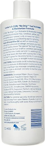 Luster's Scurl Curl Activator & Moisturizer 946ml / 32oz Natural Perm Relaxed view 2