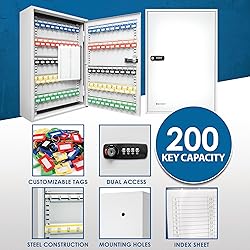 Barska 200-Position Key Cabinet Lock Box