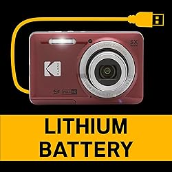 KODAK PIXPRO FZ55-RD 16MP Digital Camera 5X Optical