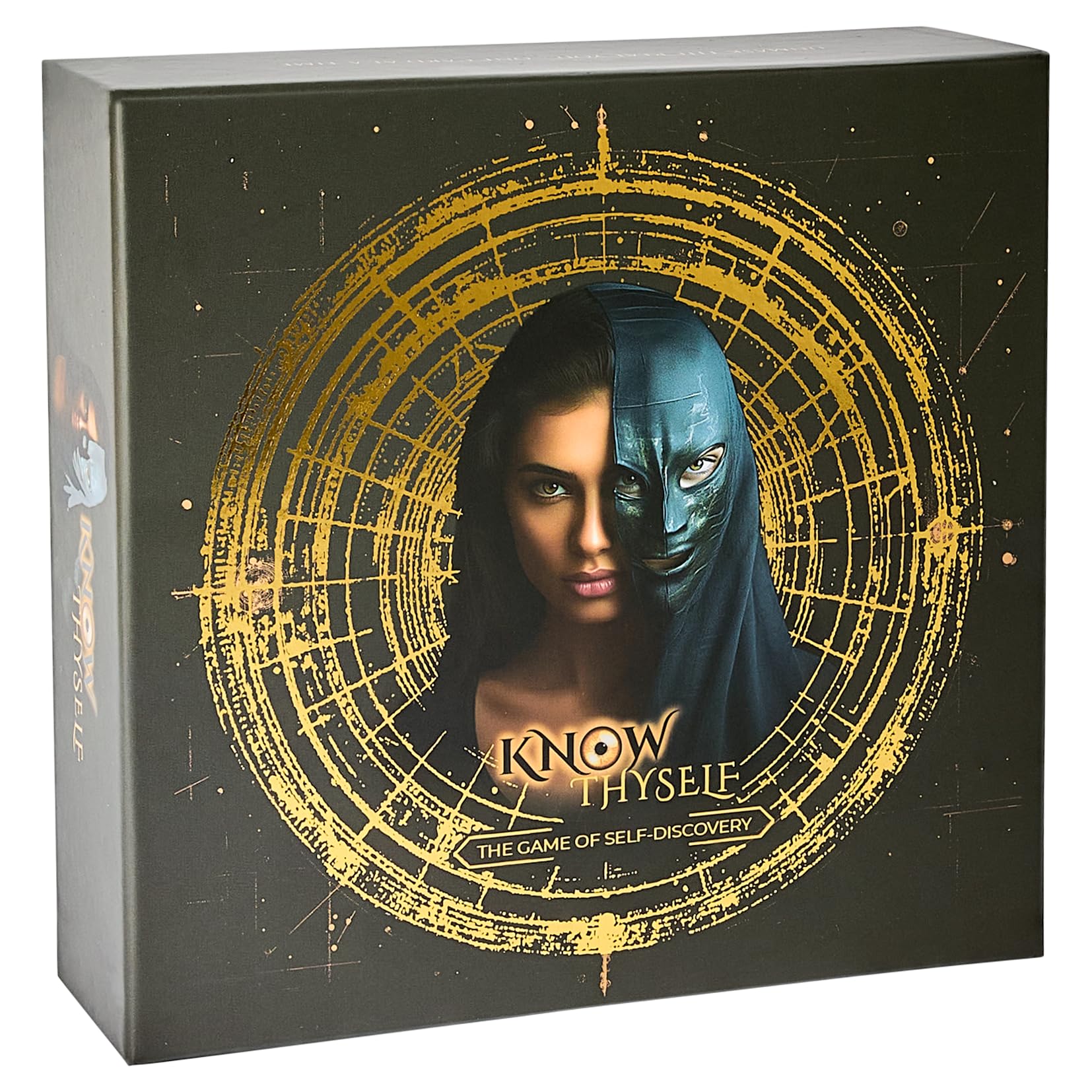 KNOW THYSELF - Go Deeper Card Game for Adults. Deep Questions, Self-Discovery, Get to Know You, Games for Friends & Couples (2–4 Players), Meaningful Conversation Starter Cards, Connection & Insight