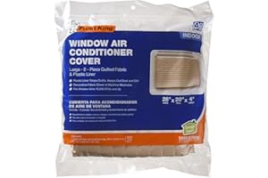 Frost King 2-Piece Quilted Indoor Air Conditioner Cover, Large, fits units up to 20" x 28"