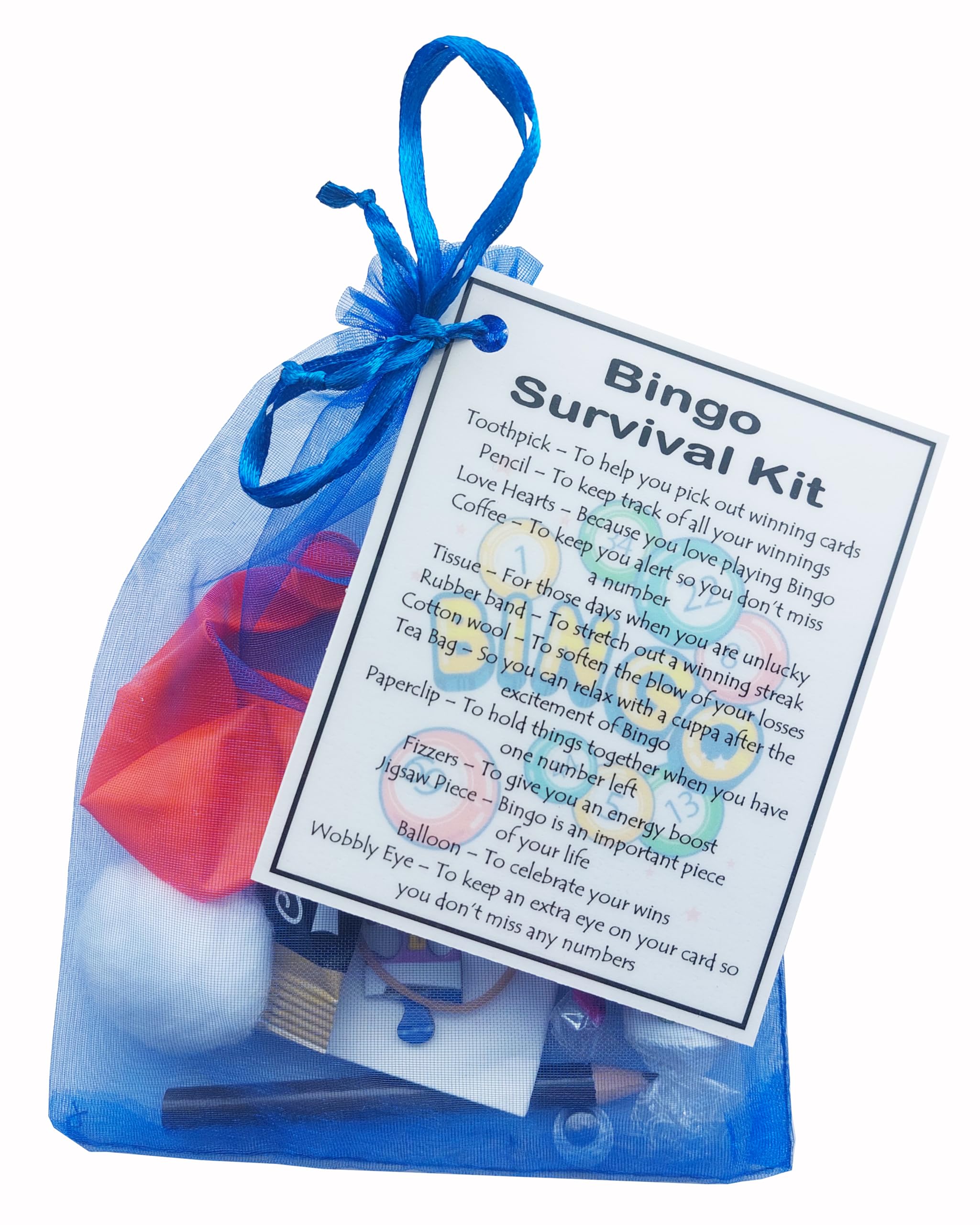 SMILE GIFTS UK Bingo Survival Kit - Fun Novelty Gift, Secret Santa