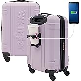 Wrangler 20" Astral Hardside Carry-On Luggage, Lilac