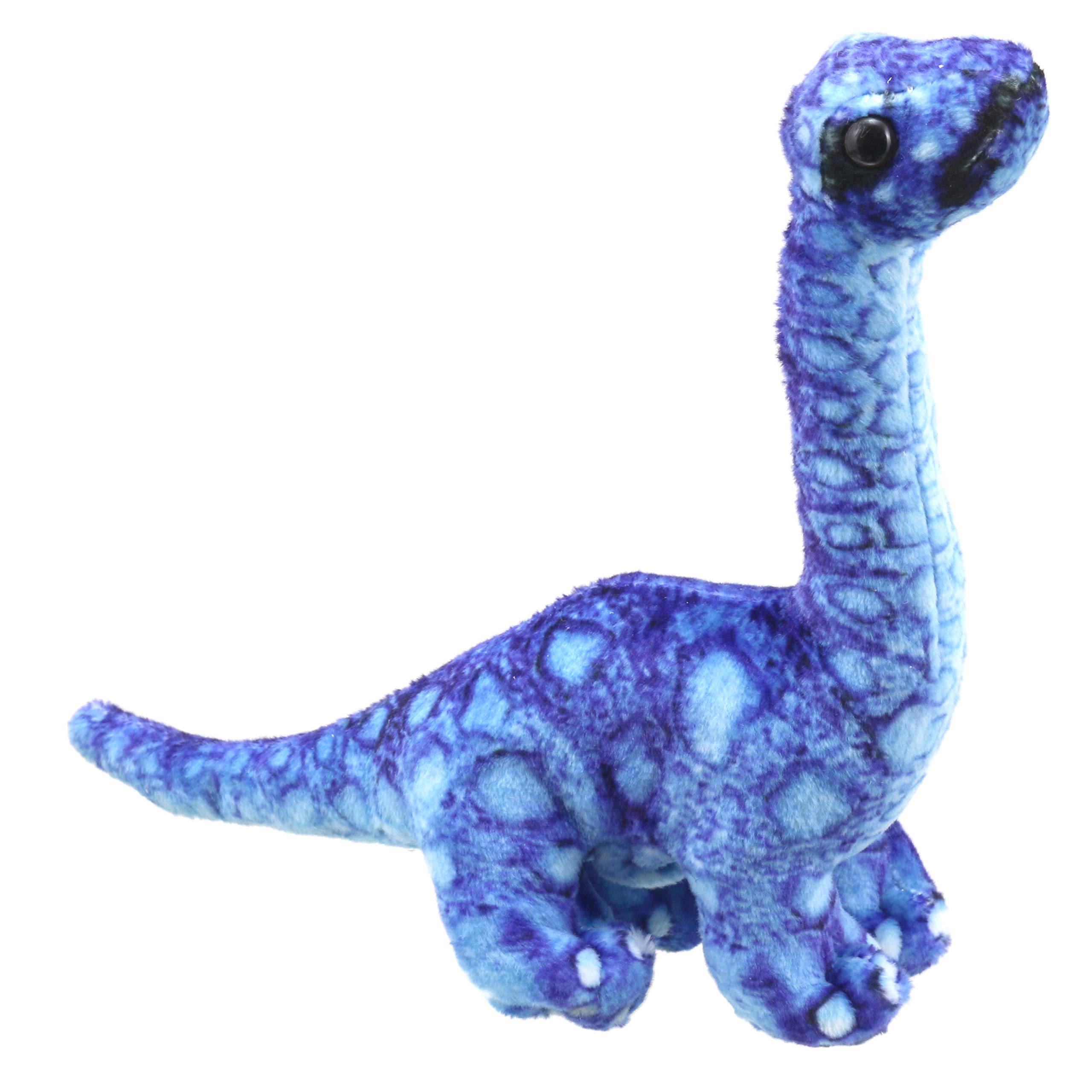 The Puppet Company - Dinosaur Finger Puppets - Brontosaurus (Blue), PC002238