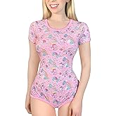 Littleforbig Cotton Romper Onesie Pajamas Bodysuit – Cookie Milk Pattern