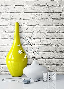 Steintapete Vliestapete Weiß Natur Stein, schöne edle Tapete im Steinmauer Design, moderne 3D Optik für Wohnzimmer, Schlafzim