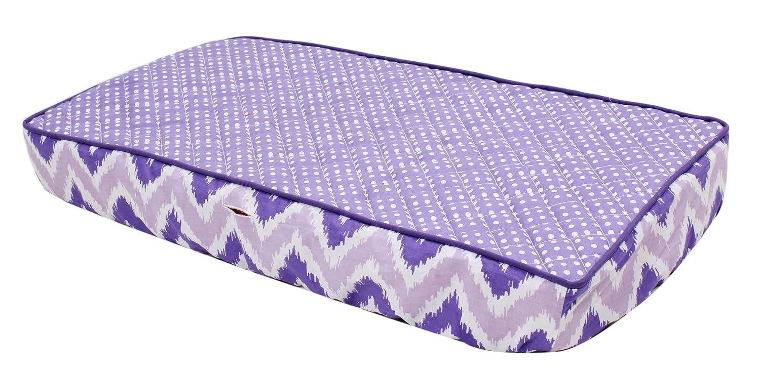 lavender changing pad cover
