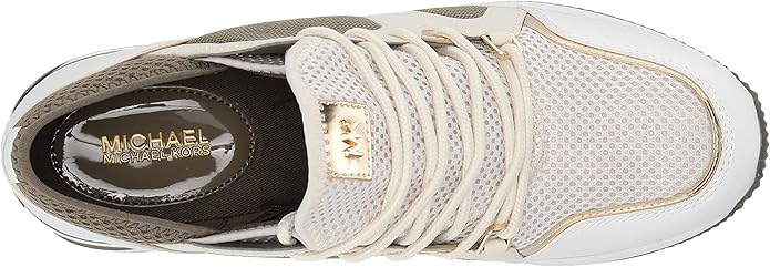 billie metallic leather and satin sneaker