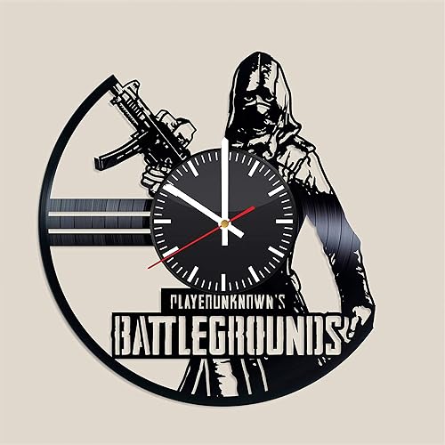Amazon Com Playerunknown S Battlegrounds Vinyl Clock Pubg Wall