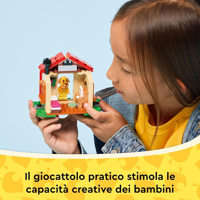 Animal Crossing La Casetta di Dora - Giocattolo con Minifigure, Pianoforte, Tavolo da Picnic, Accessori e Cibo - Regalo per Gamer, Bambine, Bambini e Fan da 6 Anni in su - 77058 — foto 6 di 8