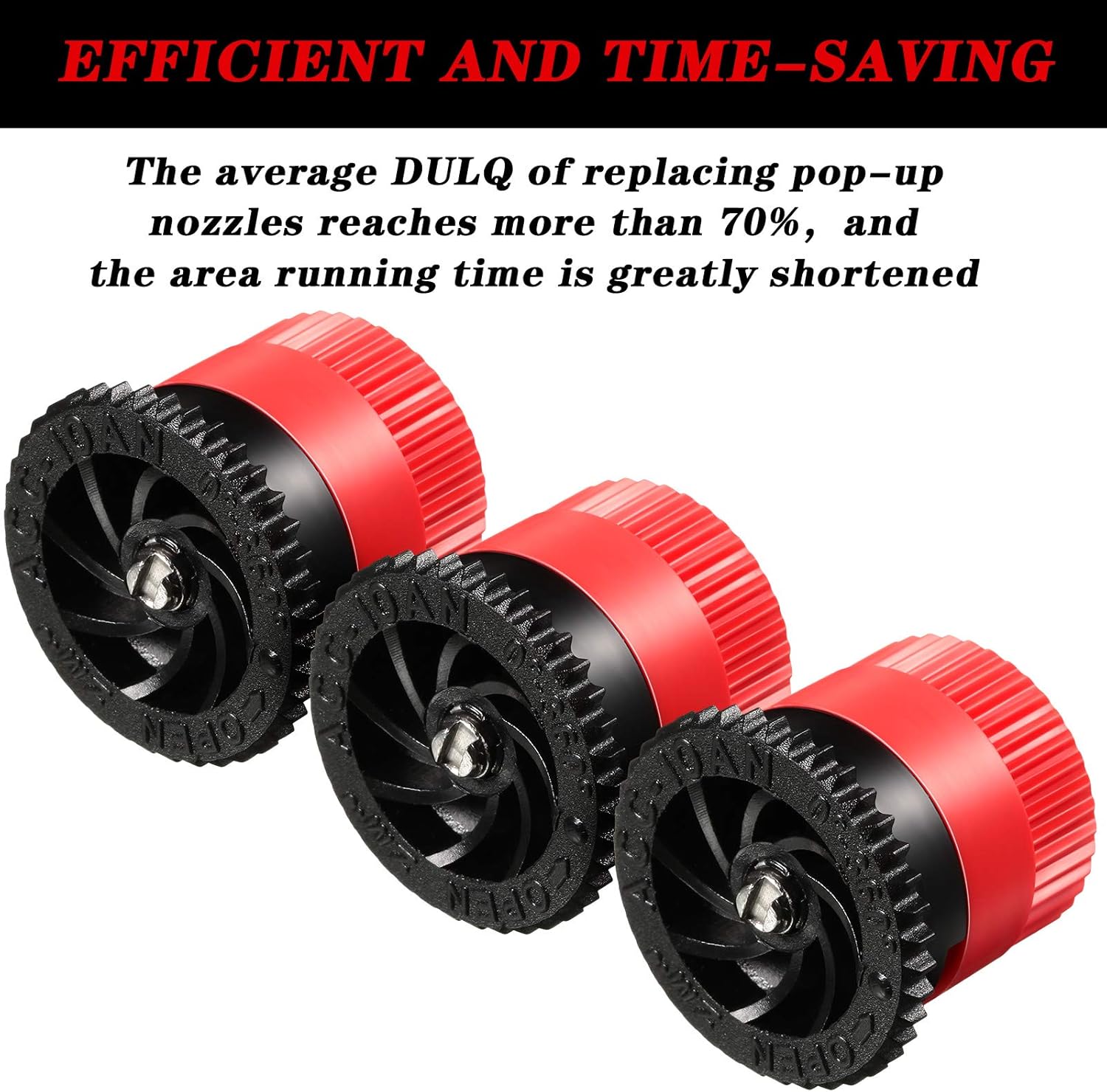 16 Pieces Variable Arc Nozzle 9.8 Feet Radius High Efficiency Replacement Pop-up Sprinkler Heads Compatible with RainBird, Hunter, Orbit Pop-up Sprinklers, Red, 10VAN : Garden & Outdoor