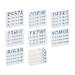 STIFFIE Whipline Blue/White 3" Alpha-Numeric