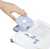 Rapesco 1359 825 2-Hole Metal Punch 25 Sheet Capacity Powder Blue view 2