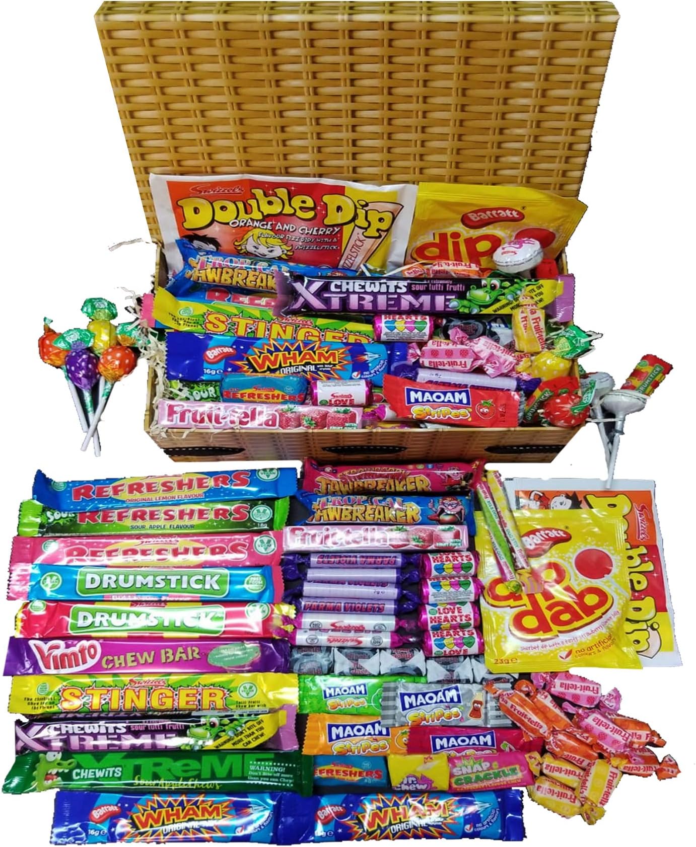 Best Ever Retro Mega Sweets Hamper Childhood Sweets Gift Box