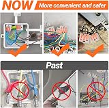 Preciva 50 Pcs 3-Way Wire Connectors PCT-213 Lever Nut Block Assortment 250V view 6