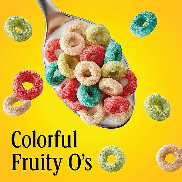 FRUITY CHEERIOS, HEART HEALTHY GLUTEN FREE BREAKFAST CEREAL, MADE WITH WHOLE GRAIN OATS, FAMILY SIZE, 18.4 OZ