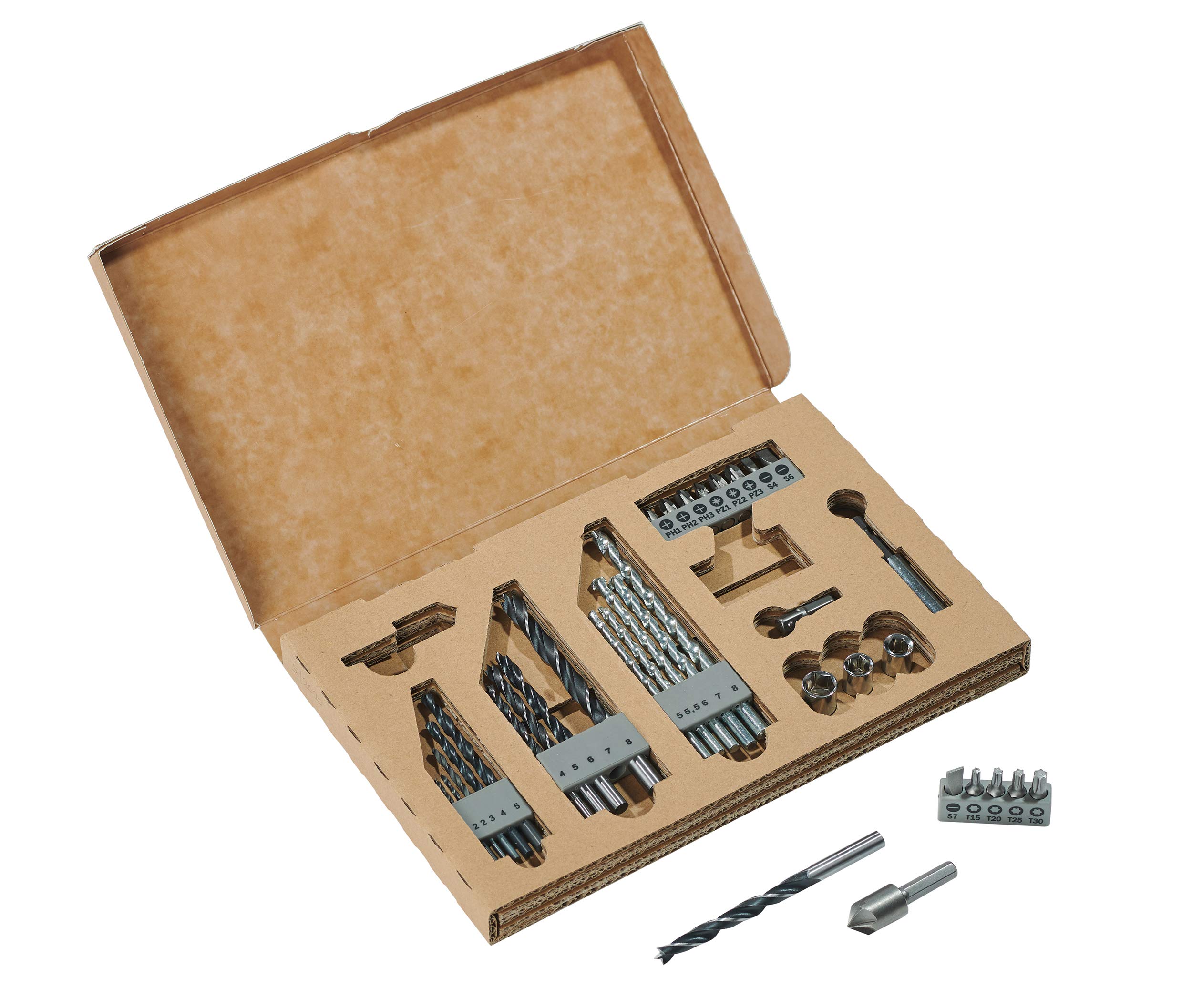 Bosch Accessories 34-piece Screwdriver/Drill bit Set (for Wood, Metal and Stone, Accessories for Drill Drivers)