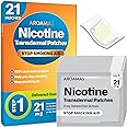 Nicotine Patches to Help Quit Smoking, Stop Smoking - Delivered Over 24 Hours Nicotine Transdermal System to Stop Smoking Aids That Work (Stop Smoking 21mg [Step 1])