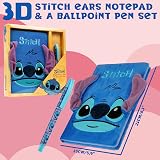 Disney Stitch A5 Secret Diary & Pen Set Blue Fluffy view 6
