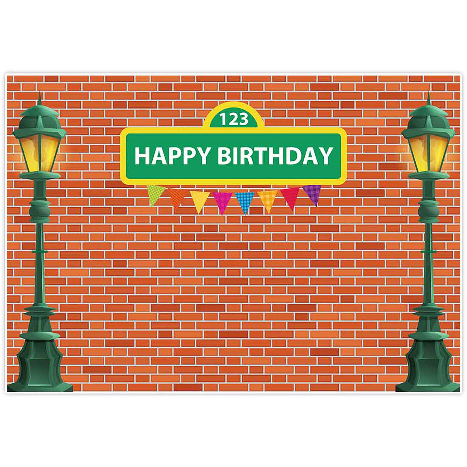 Buy Allenjoy 7 x5 Brick Wall Street Backdrop High Cartoon Photography
