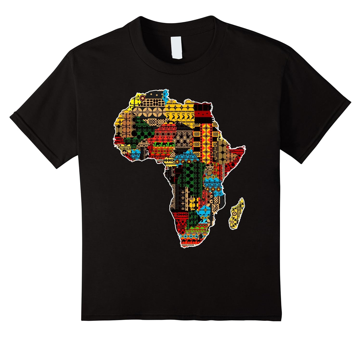 African traditional pattern Africa t shirt-Colonhue
