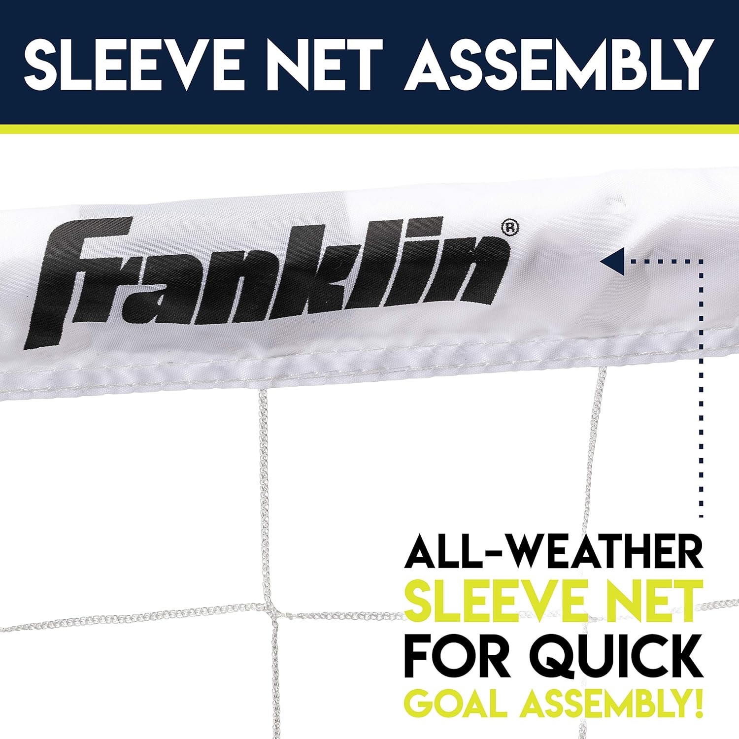 Franklin Sports Kids Soccer Goal Set - Portable Backyard Youth Soccer Goals - 2 Mini Soccer Goals with Ground Stakes - 54" x 36" : Sports & Outdoors