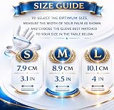 Home Solutions Premium Cotton Gloves Eczema Dry Hands Moisturising White 8 view 3