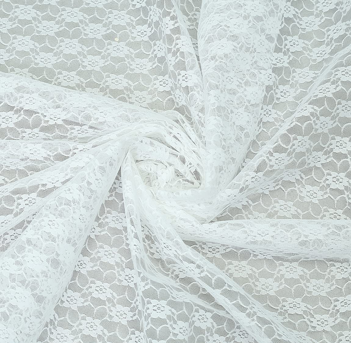 MDS Pack of 5 Yard Long x 55” Wide Lace