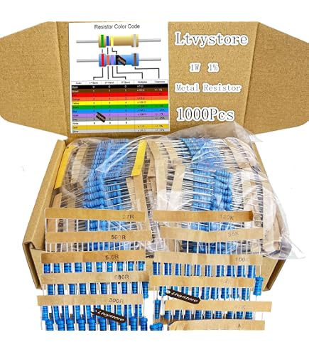 Kit 600 Résistances CMS 1206 1% - 24 Valeurs De 10K à 91K Ohm, 25 Pièces Par Valeur, Pour Électronique