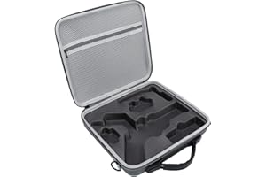 RS 3 Mini Case, Waterproof Hard Carrying Case for RS 3 Mini, Portable Shoulder Bag Travel Hard Shell Box with Double Zipper f