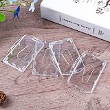 Vicloon Card Badge Holder 2Pcs Two Sided ID Card Holder 10x6.5cm view 6