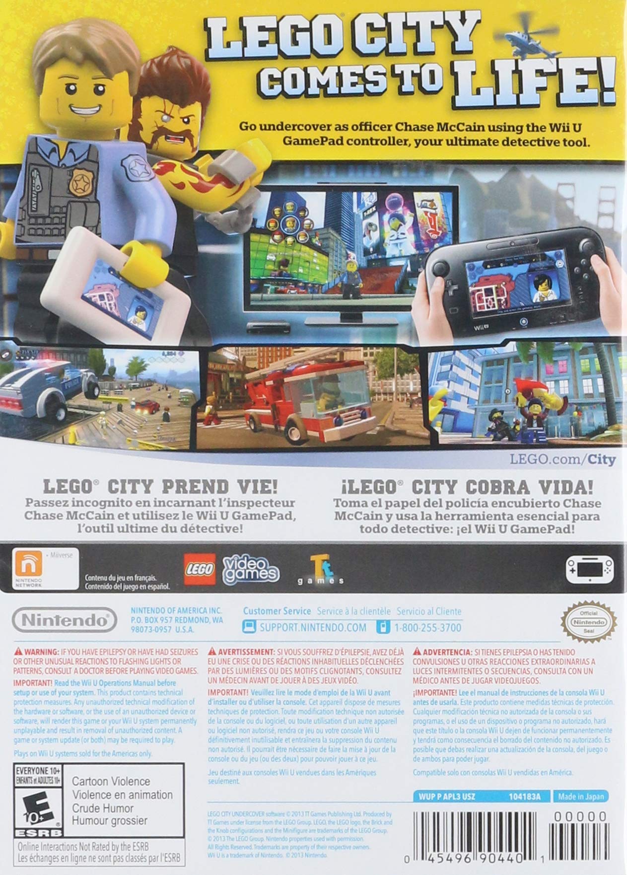 Nintendo Selects: Lego City: Undercover - Wii U