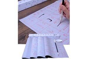 Tianjintang Eco-friendly Reusable No Ink Chinese Calligraphy Water Writing Magic Paper Set for Beginners pack of 6 pcs Ouyang Xun Stylr