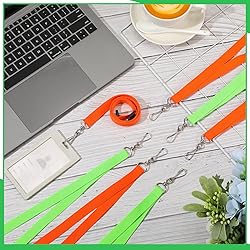 Patelai 60 Pcs Breakaway Lanyards with J Hook Bulk