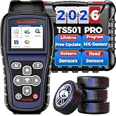 Autel MaxiTPMS TS501 PRO TPMS Programming Tool, Same as TS508, 2026 TPMS Relearn Tool Newer of TS501 TS408S TS408, Activate Relearn 99% Sensors, Program MX-Sensors, Read Clear DTCs, TPMS Diagnostic
