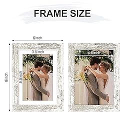 Vittanly 5x7 Picture Frame, Display Pictures 4x6