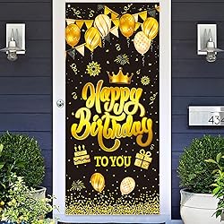 wongmode Happy 40th Birthday to You Door Banner