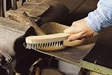 Wolfcraft Steel Wire Hand Brush 280mm Wooden Handle for Metal Wood Stone Rust view 3