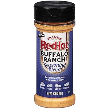 Amazon.com: Frank's Redhot Buffalo Ranch Seasoning Blend, 4.75 Ounce