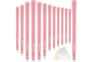 SAPLIZE Women’s Exclusive Golf Grips | Optimized Taper Design | Elegant Solid Color Series | Soft, Comfortable & Shock-Absorbing | Standard & Midsize, 13 Pack Golf Club Grip Kit for Women, Men & Juniors, CC02 Series