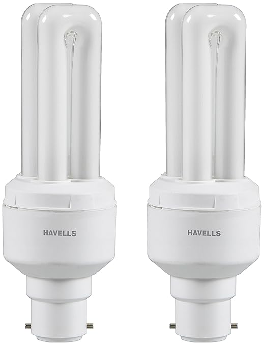 Havells DU Base B22 11-Watt CFL (Cool Day Light and Pack of 2)
