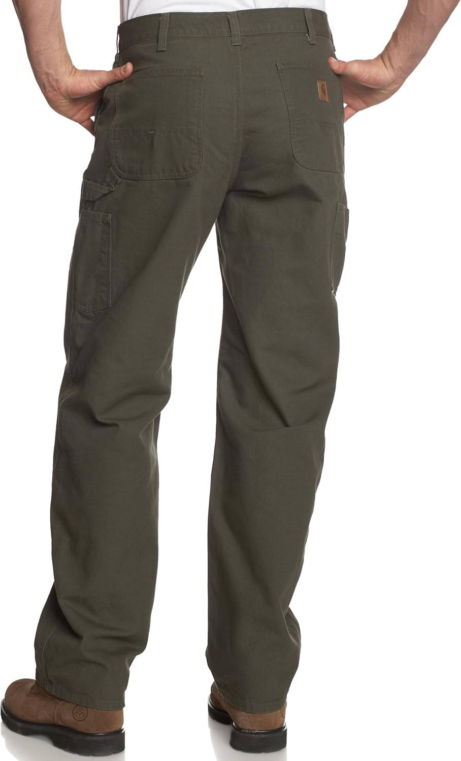 Carhartt Men's Washed Duck Work Dungaree Pant: Work Utility Pants: Clothing