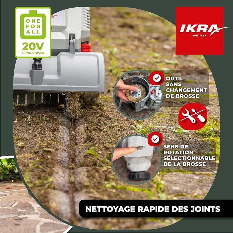 nettoyeur de surfaces et de joints à batterie Vario Brush IATR 20