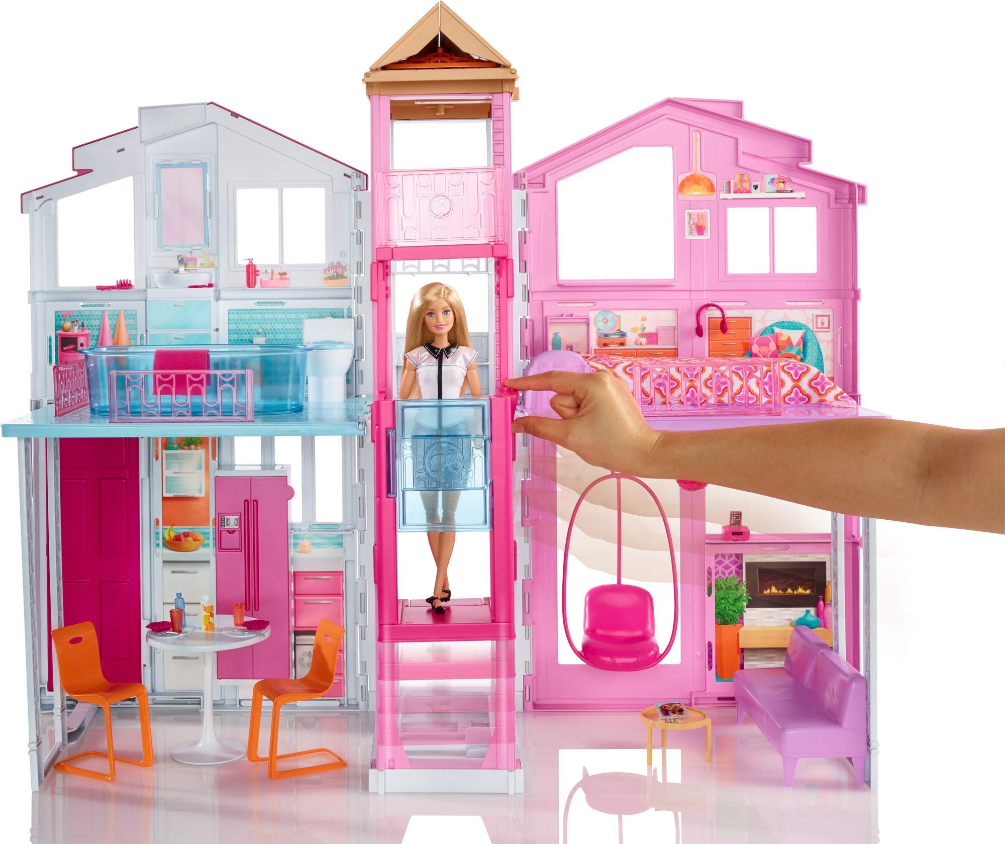 Barbie Pink Passport 3 Story Townhouse