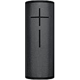 Ultimate Ears MEGABOOM 3 Portable Wireless Bluetooth Speaker (Powerful Sound + Thundering Bass, Bluetooth, Magic Button, Waterproof, Battery 20 Hours) - Night Black, Large
