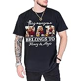 Customized Dad Shirt with Photos, Personalized Dad Shirt with Kids Names, for Dad Grandpa Papa